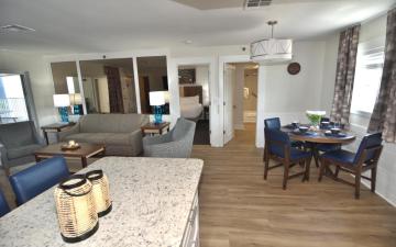 Two Bedroom One Bath Poolside